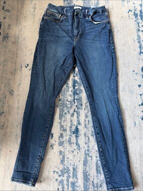 Good American Deep Indigo Skinny Jeans